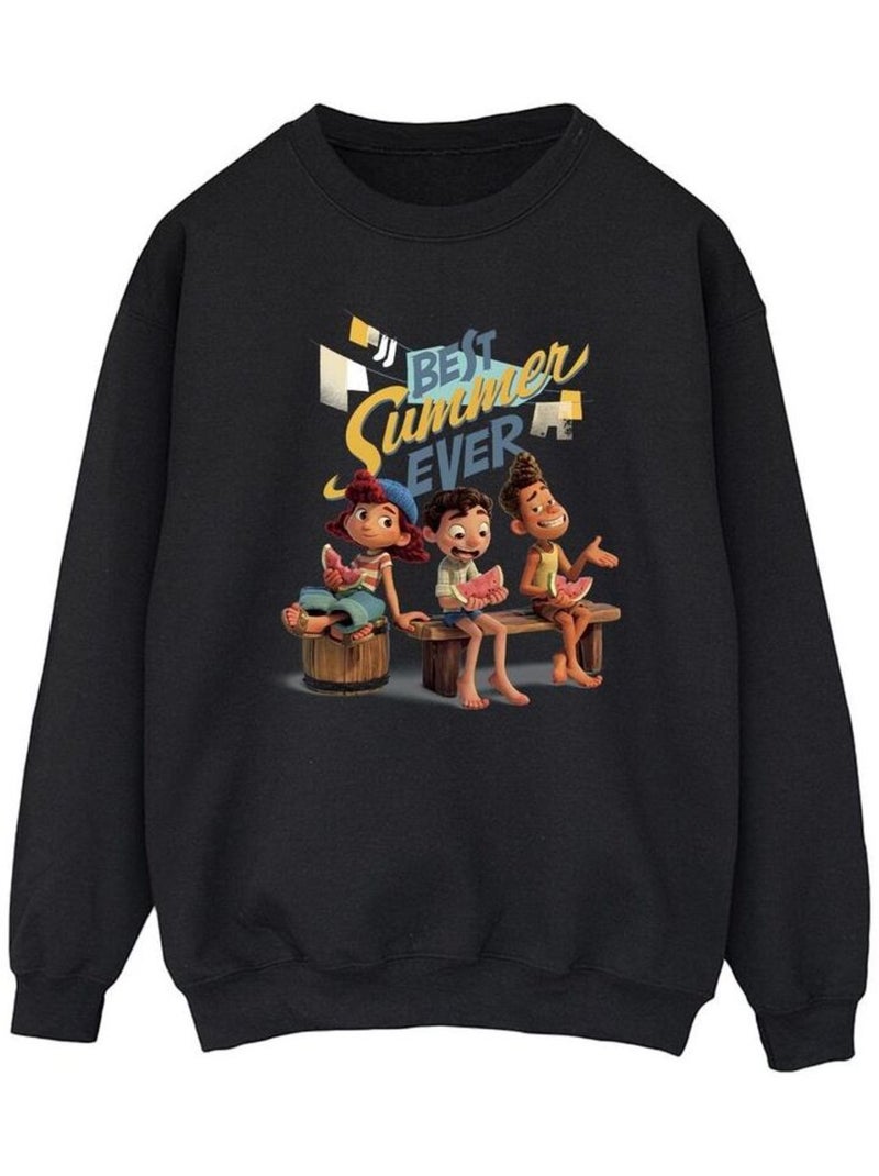 Disney - Sweat BEST SUMMER EVER Noir - Kiabi