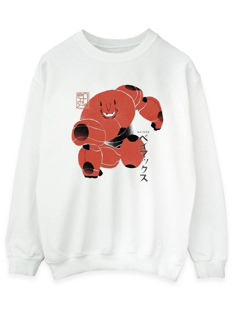 Disney - Sweat BIG HERO Blanc - Kiabi