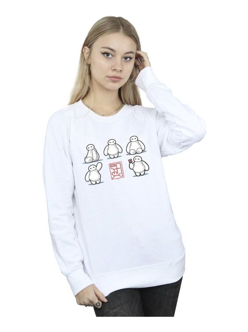 Disney - Sweat BIG HERO Blanc - Kiabi