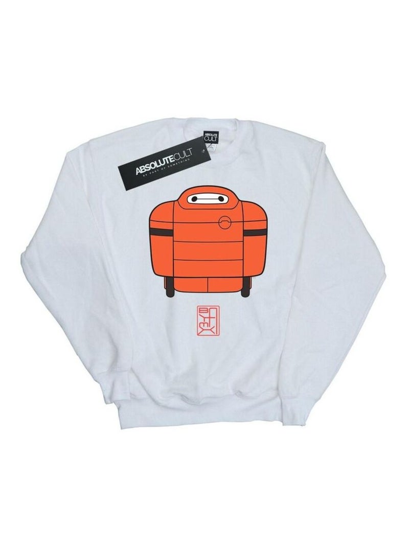 Disney - Sweat BIG HERO Blanc - Kiabi