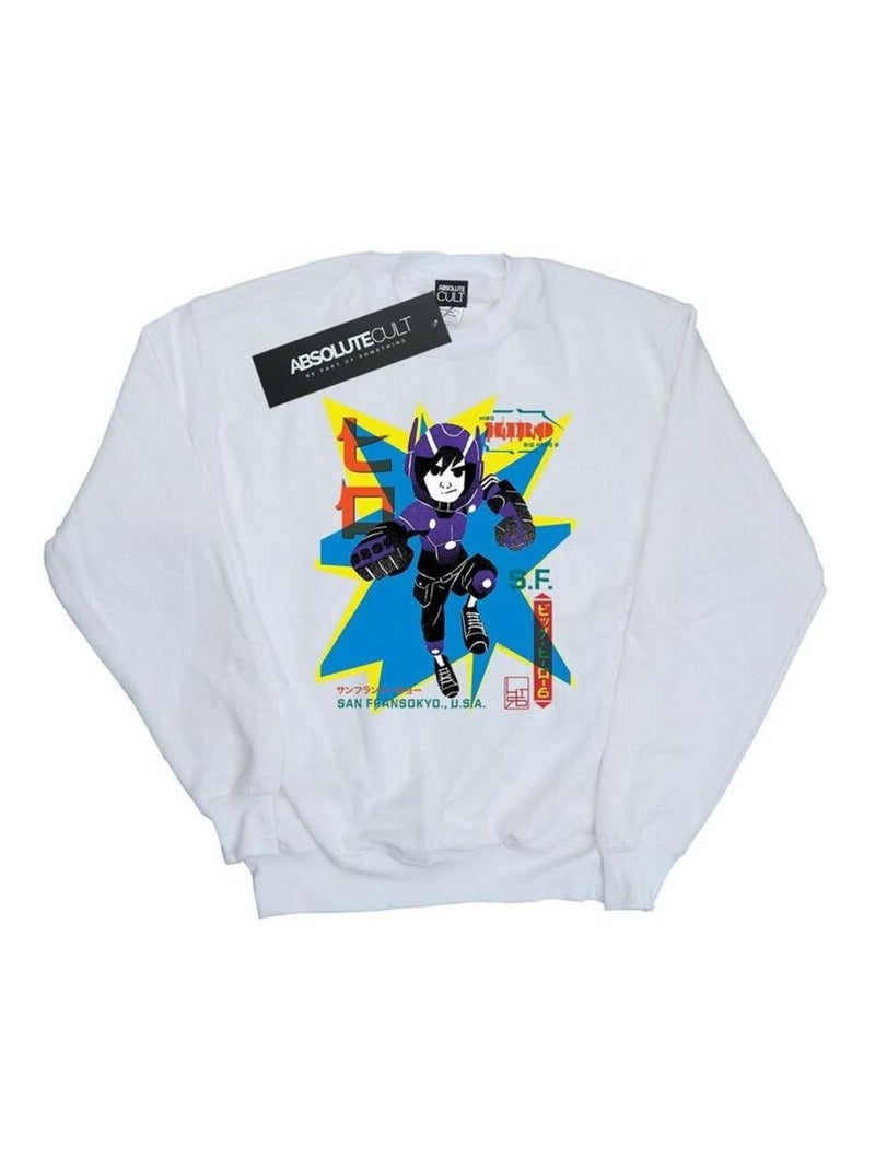 Disney - Sweat BIG HERO Blanc - Kiabi