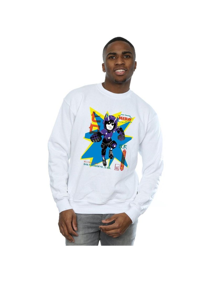 Disney - Sweat BIG HERO Blanc - Kiabi