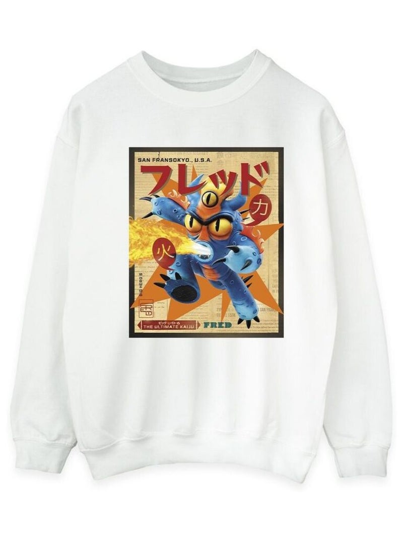Disney - Sweat BIG HERO Blanc - Kiabi