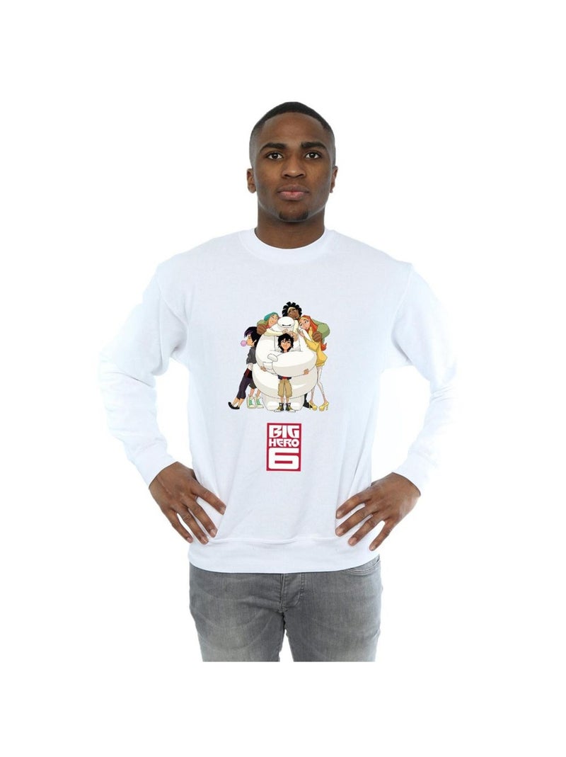 Disney - Sweat BIG HERO Blanc - Kiabi