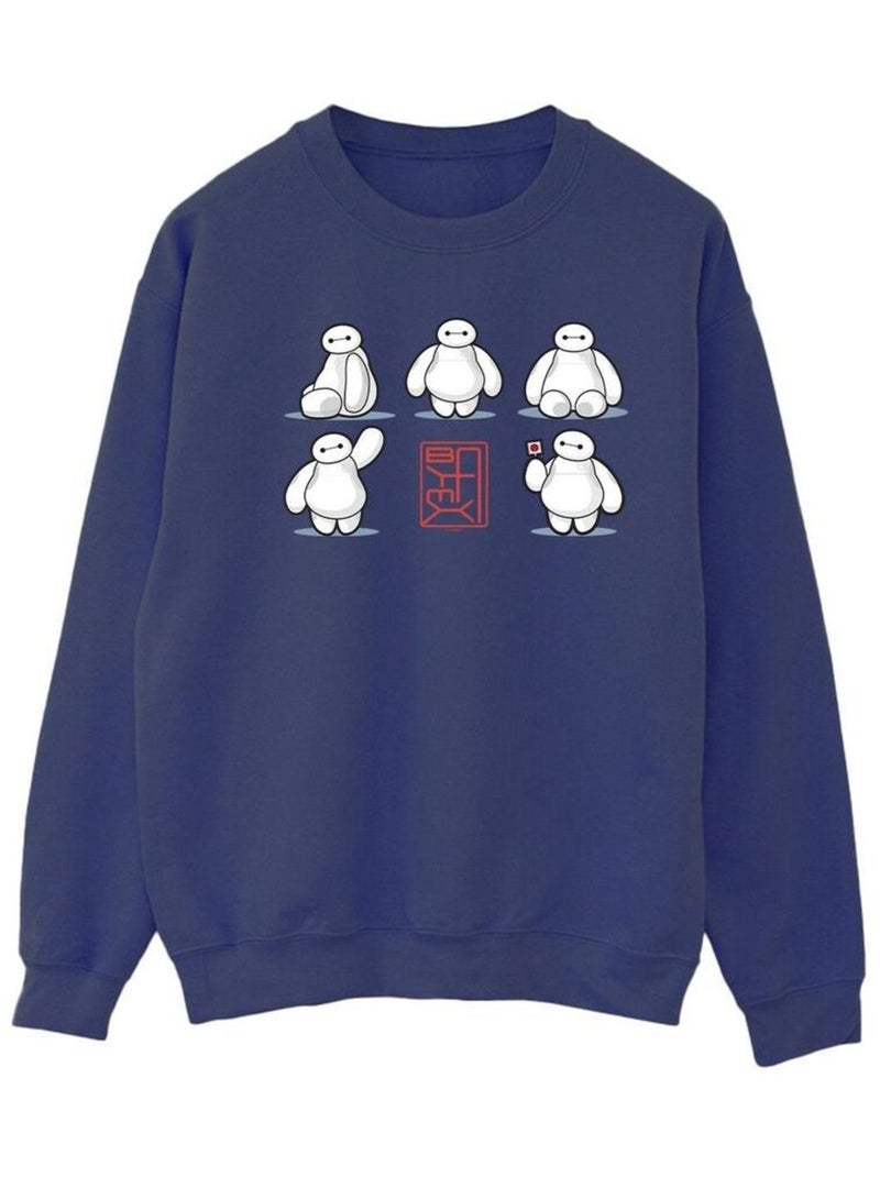 Disney - Sweat BIG HERO Bleu marine - Kiabi