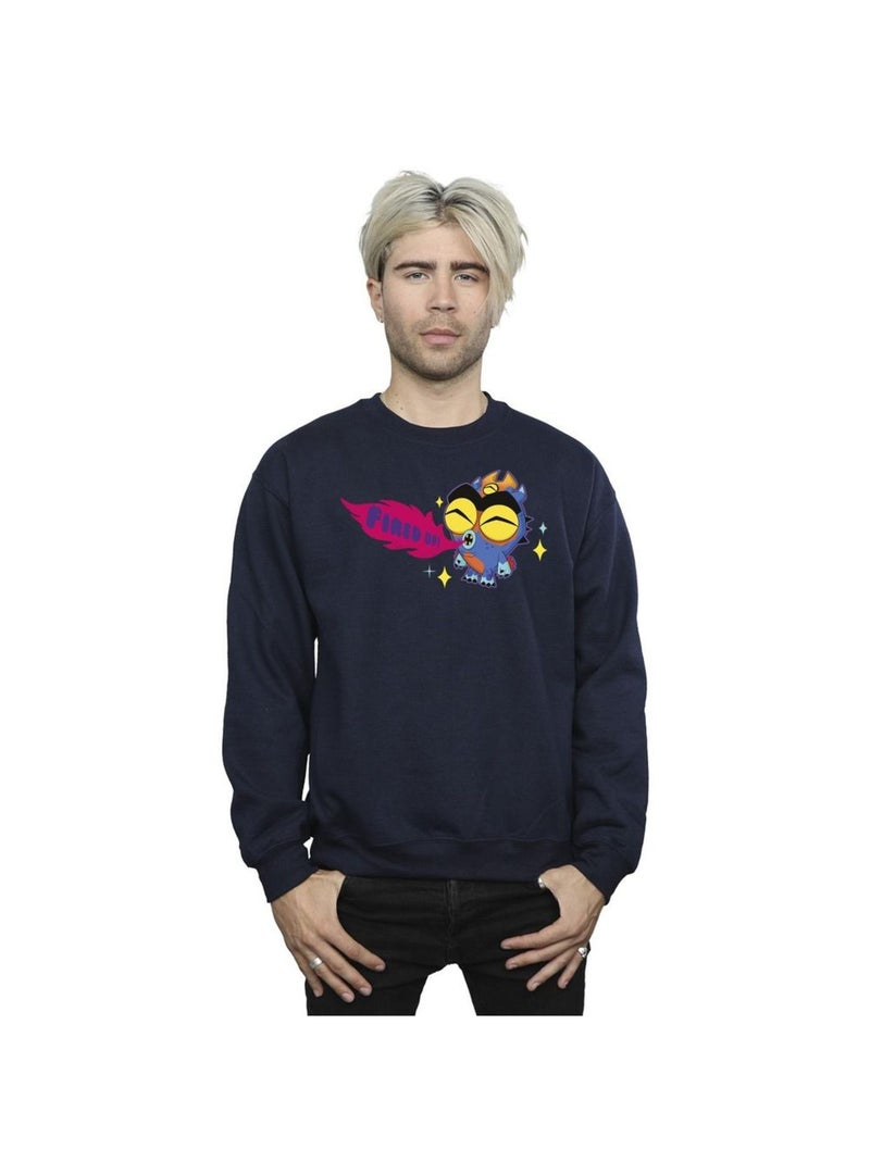 Disney - Sweat BIG HERO FIRED UP Bleu marine - Kiabi