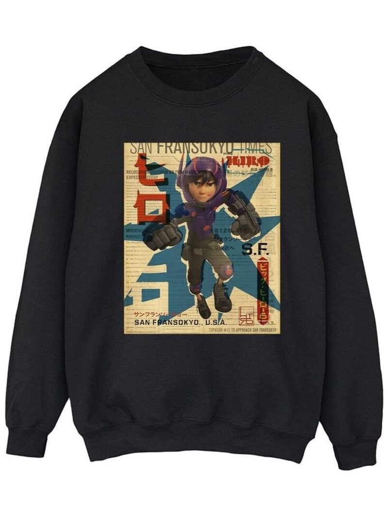 Disney - Sweat BIG HERO Noir - Kiabi