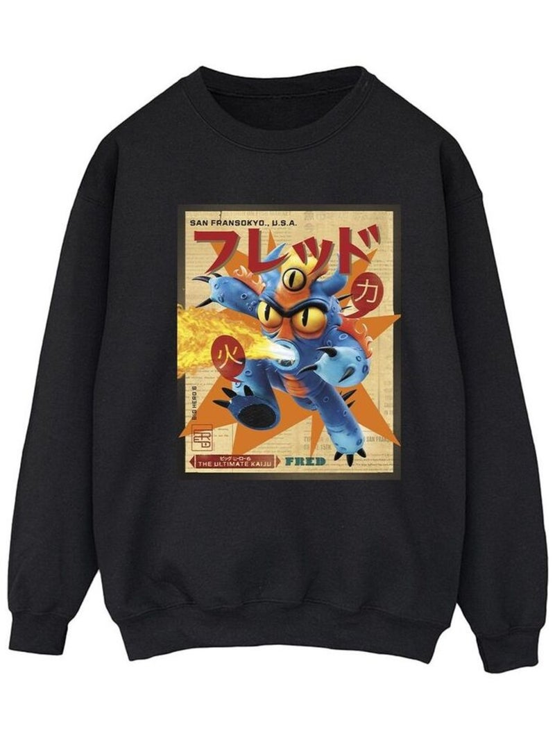 Disney - Sweat BIG HERO Noir - Kiabi