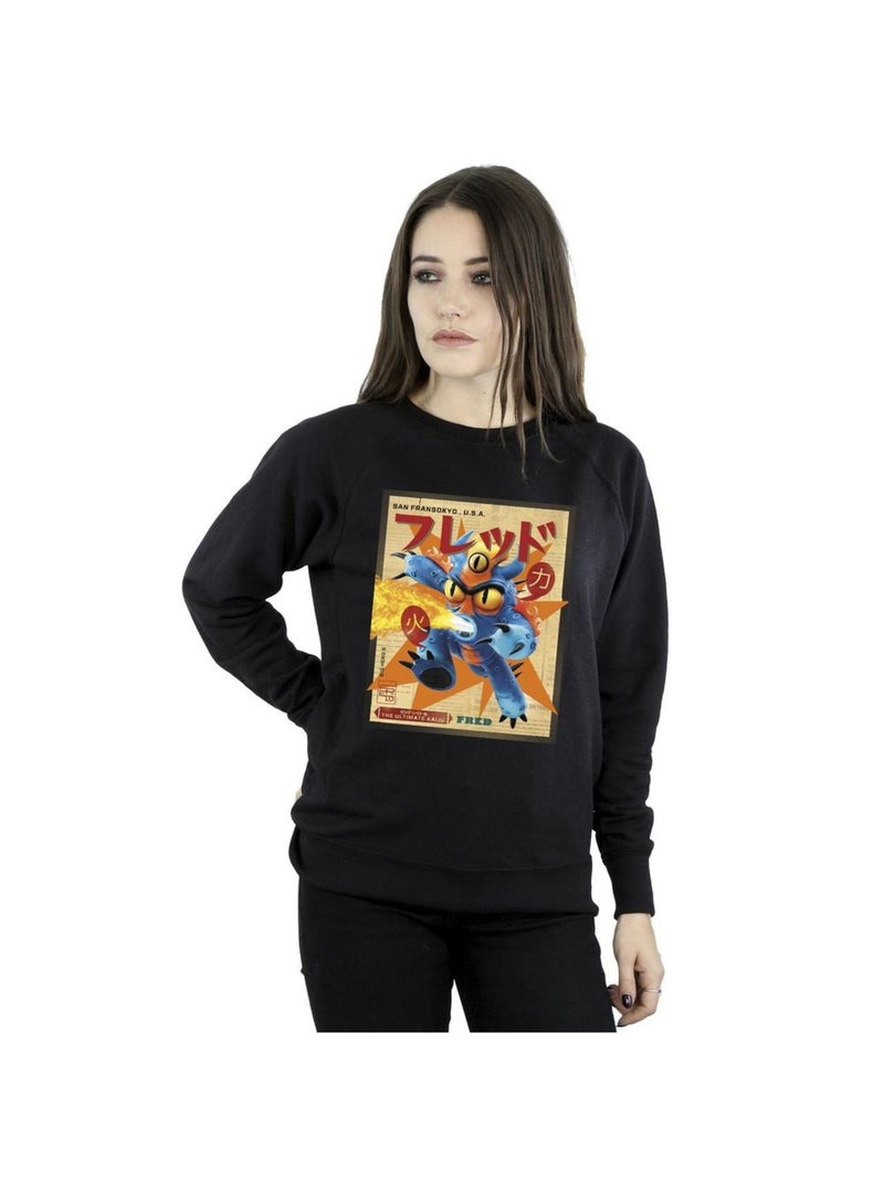 Disney - Sweat BIG HERO Noir - Kiabi