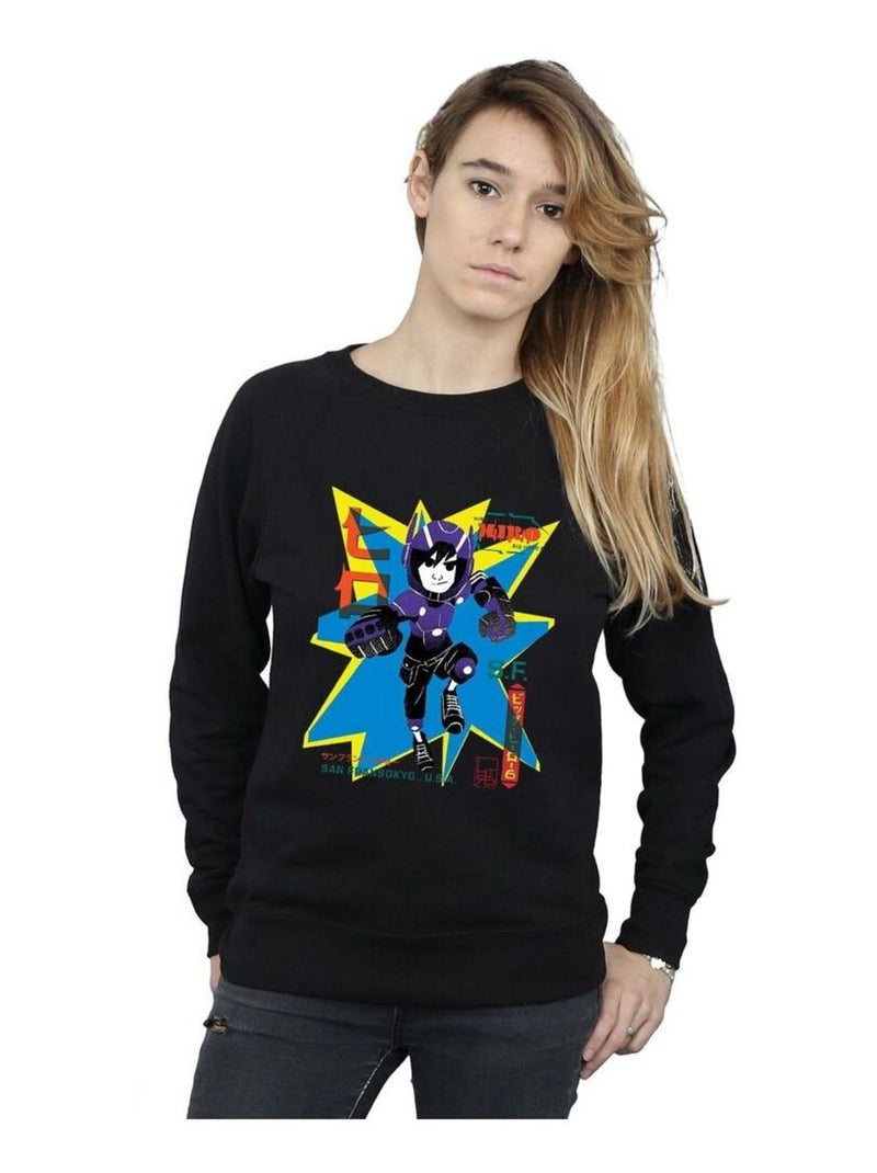 Disney - Sweat BIG HERO Noir - Kiabi