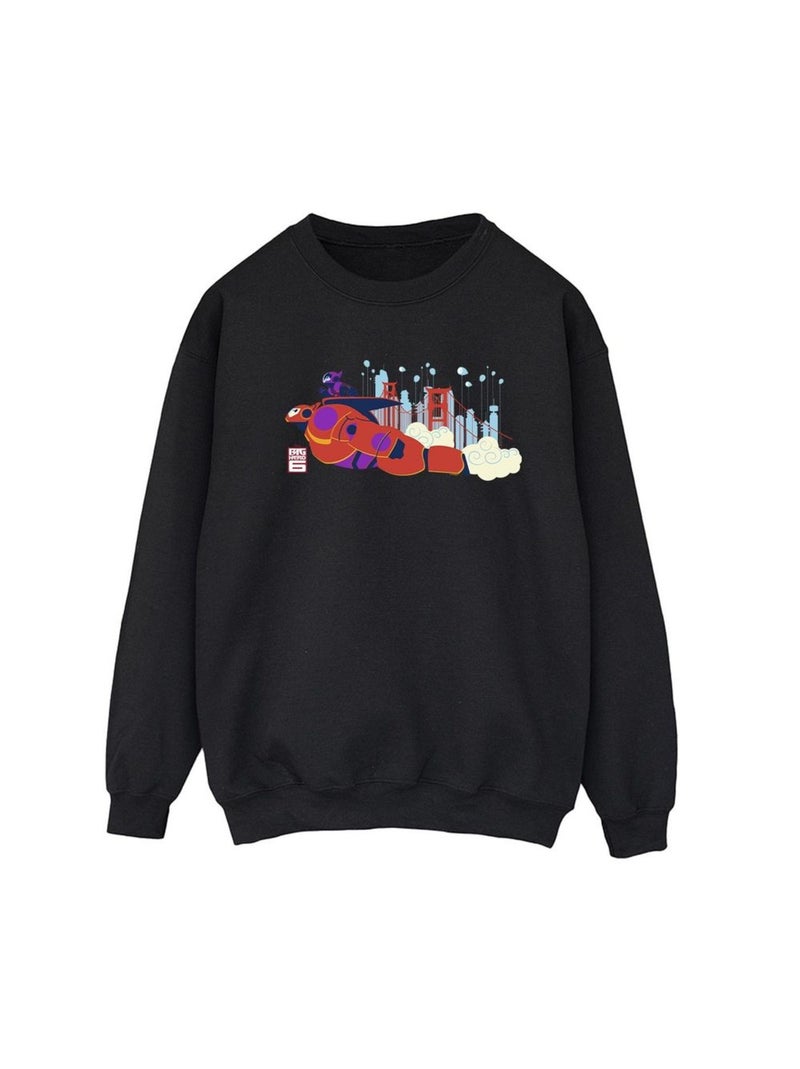 Disney - Sweat BIG HERO Noir - Kiabi