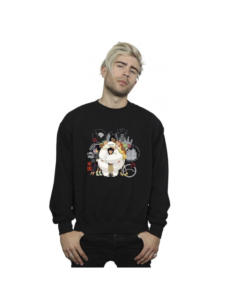 Disney - Sweat BIG HERO Noir - Kiabi