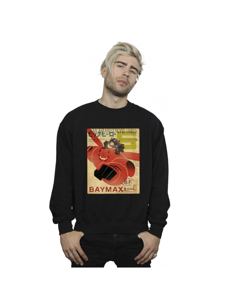 Disney - Sweat BIG HERO Noir - Kiabi