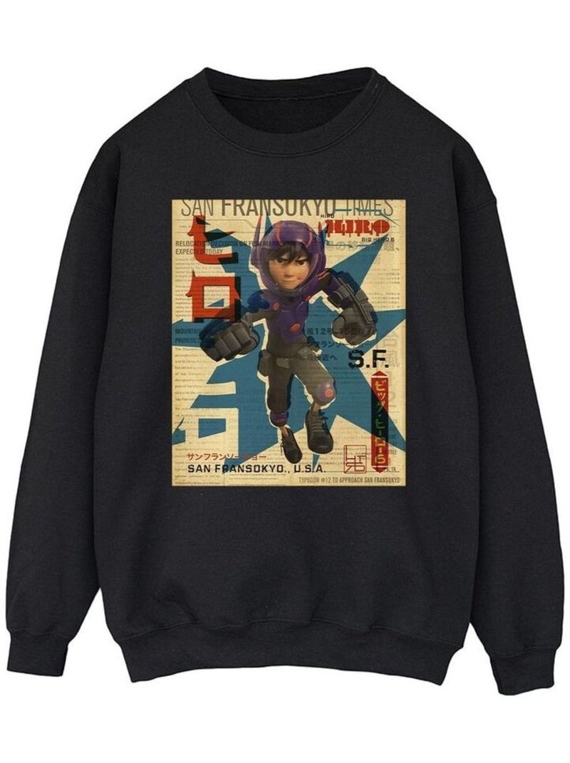 Disney - Sweat BIG HERO Noir - Kiabi