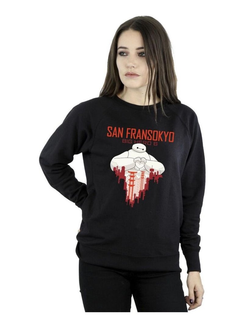Disney - Sweat BIG HERO SAN FRANSOKYO Noir - Kiabi