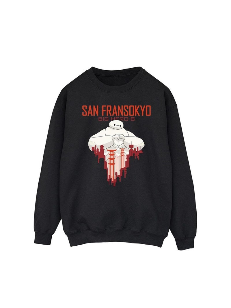 Disney - Sweat BIG HERO SAN FRANSOKYO Noir - Kiabi
