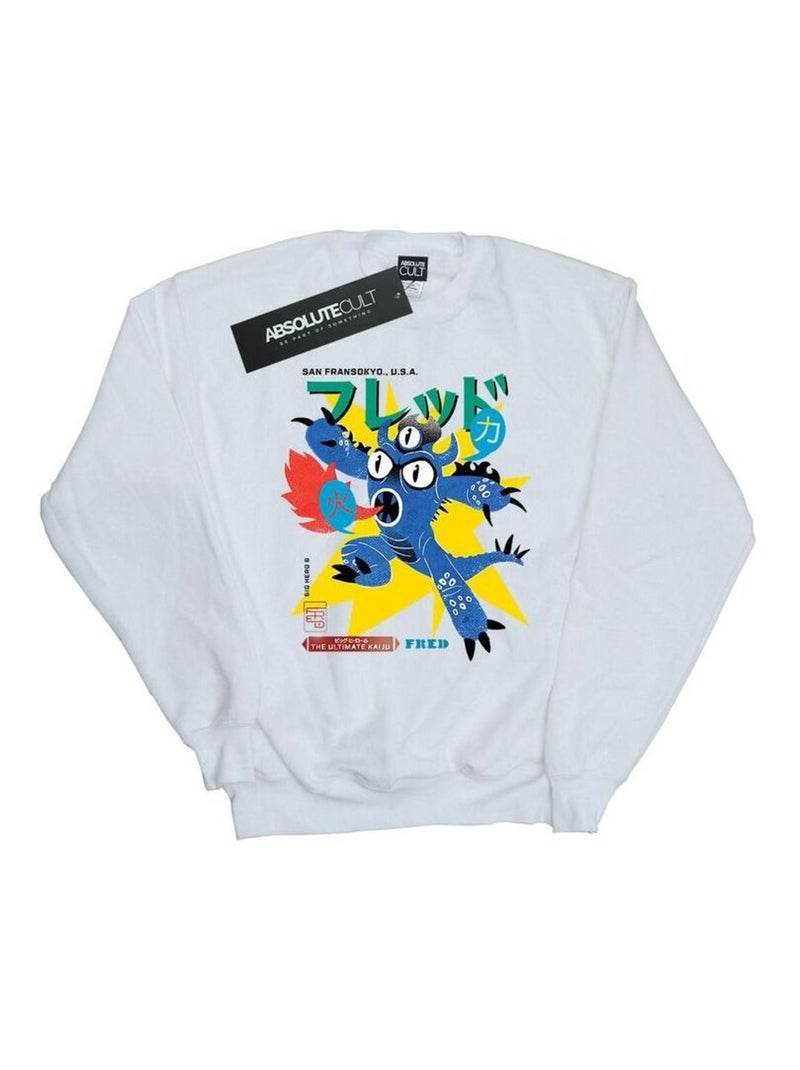 Disney - Sweat BIG HERO ULTIMATE KAIJU Blanc - Kiabi
