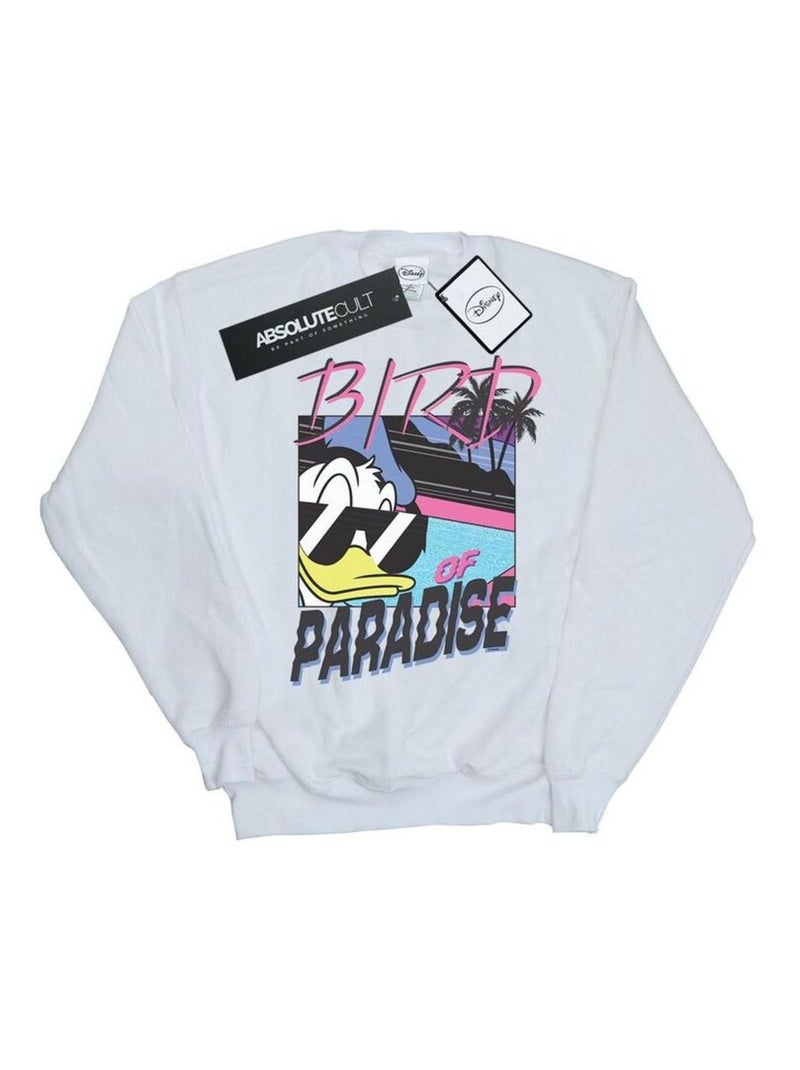 Disney - Sweat BIRD OF PARADISE Blanc - Kiabi