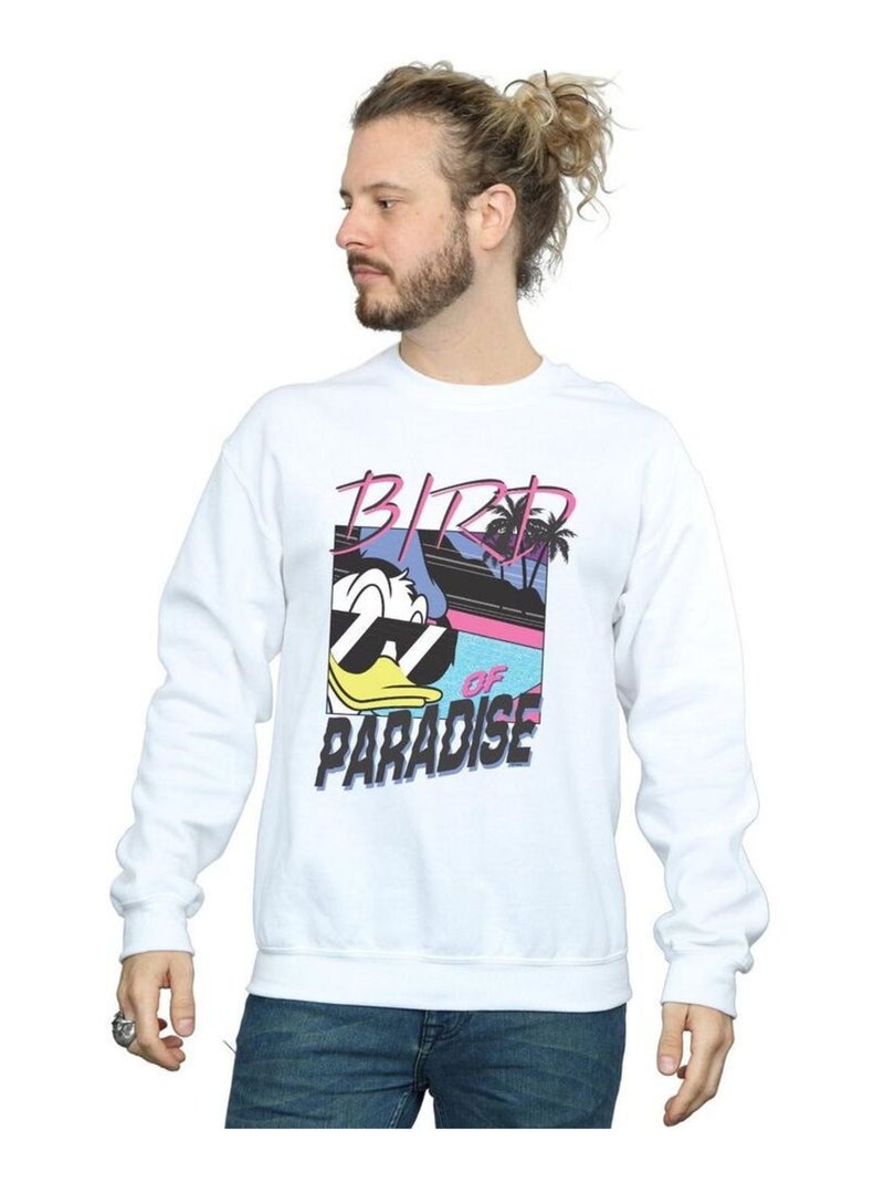 Disney - Sweat BIRD OF PARADISE Blanc - Kiabi