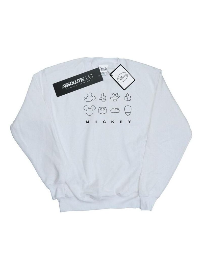 Disney - Sweat Blanc - Kiabi