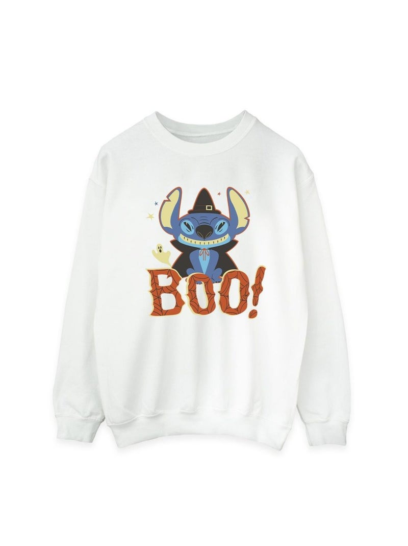 Disney - Sweat BOO! Blanc - Kiabi