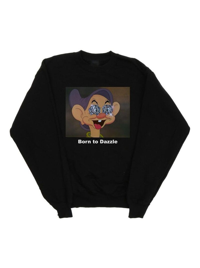 Disney - Sweat BORN TO DAZZLE Noir - Kiabi
