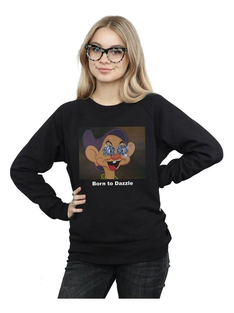 Disney - Sweat BORN TO DAZZLE Noir - Kiabi