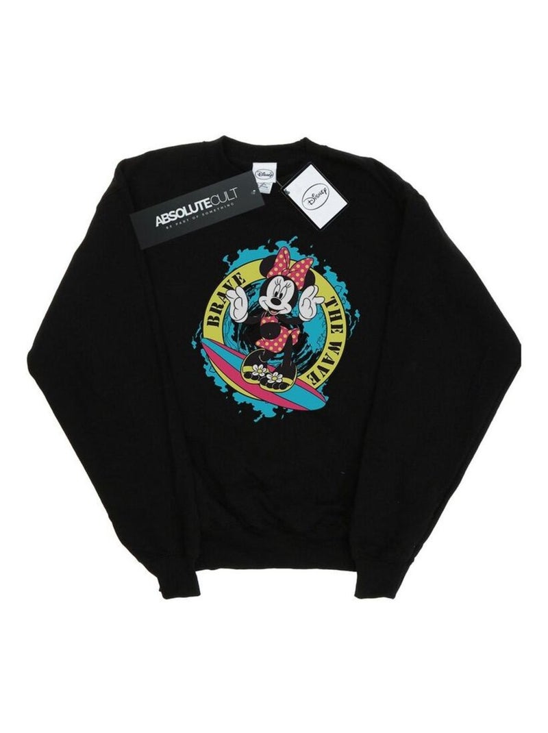 Disney - Sweat BRAVE THE WAVE Noir - Kiabi