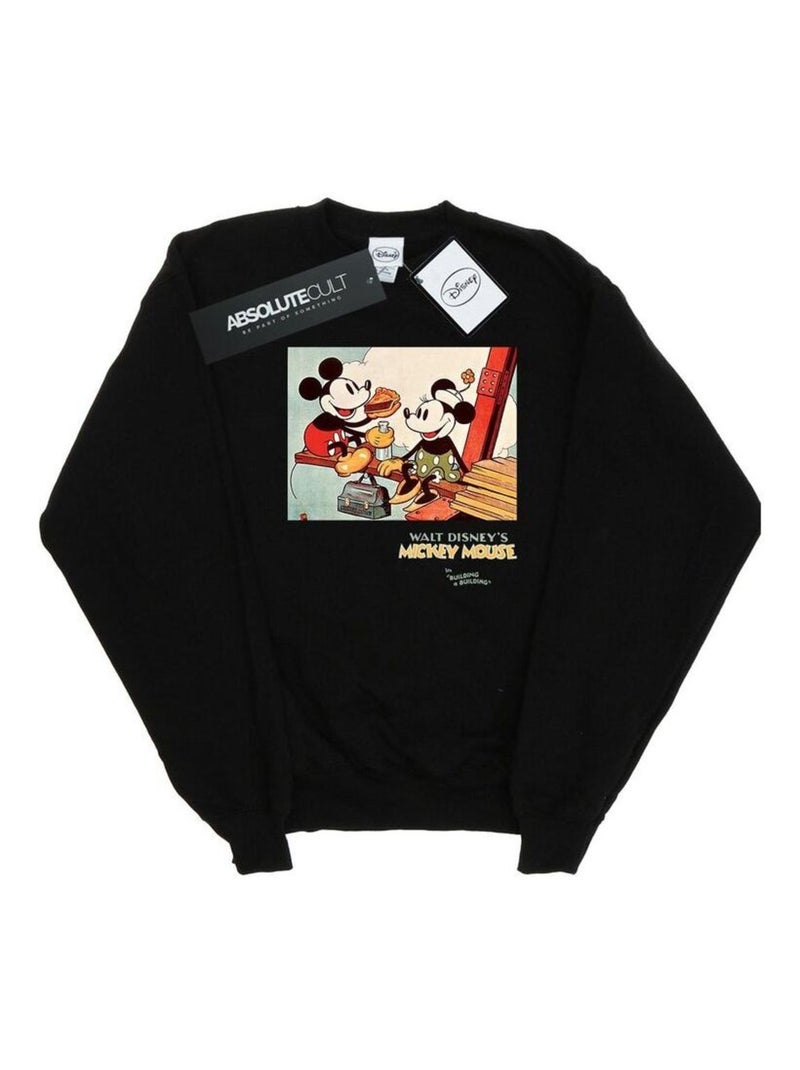 Disney - Sweat BUILDING A BUILDING Noir - Kiabi