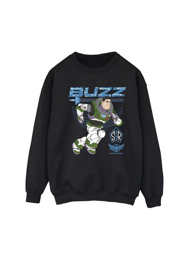 Disney - Sweat Buzz l'Éclair RUN TO ACTION Noir - Kiabi