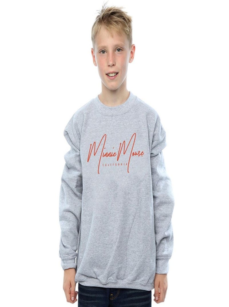 Disney - Sweat CALIFORNIA Gris chiné - Kiabi