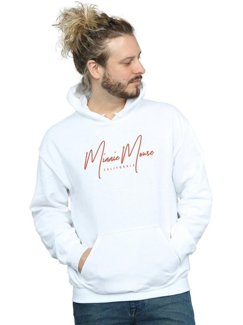 Disney - Sweat ? capuche CALIFORNIA Blanc - Kiabi