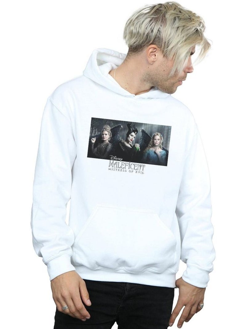 Disney - Sweat ? capuche MISTRESS OF EVIL Blanc - Kiabi