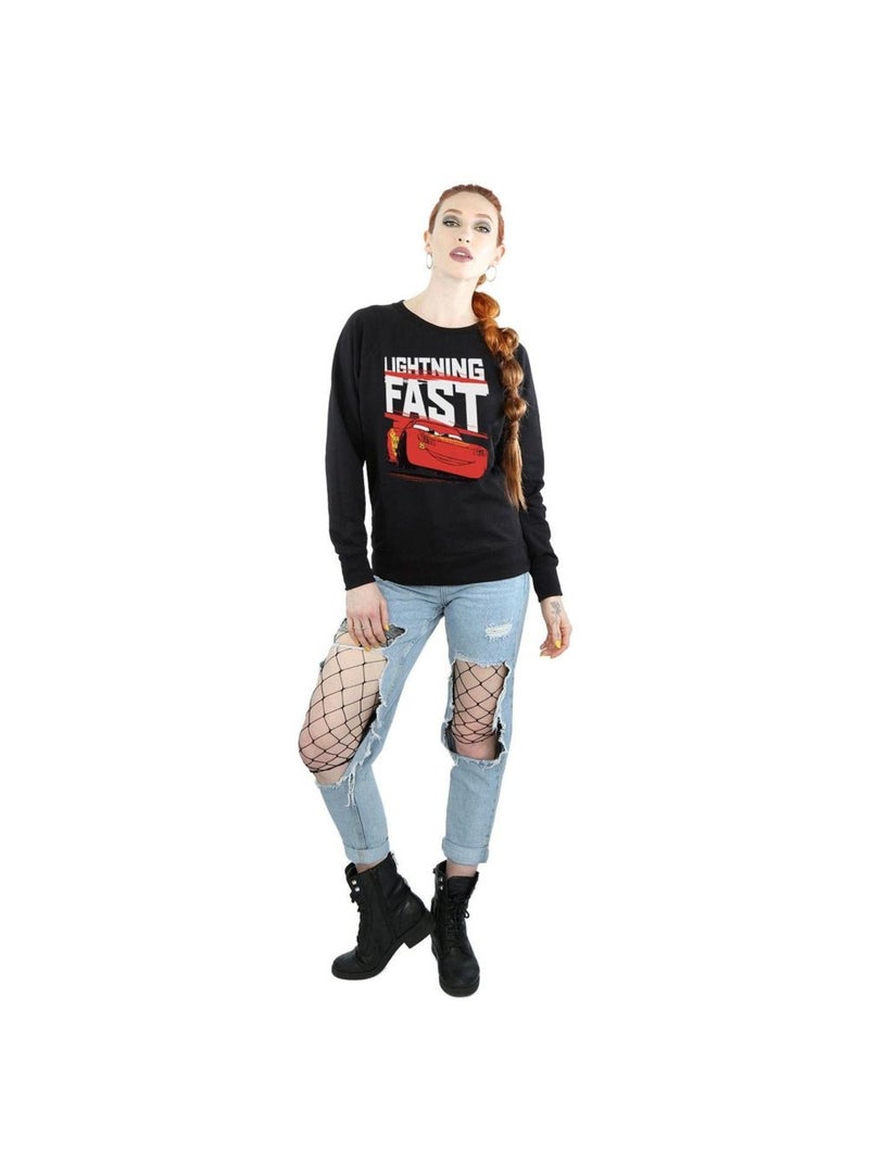 Disney - Sweat CARS LIGHTNING FAST Noir - Kiabi