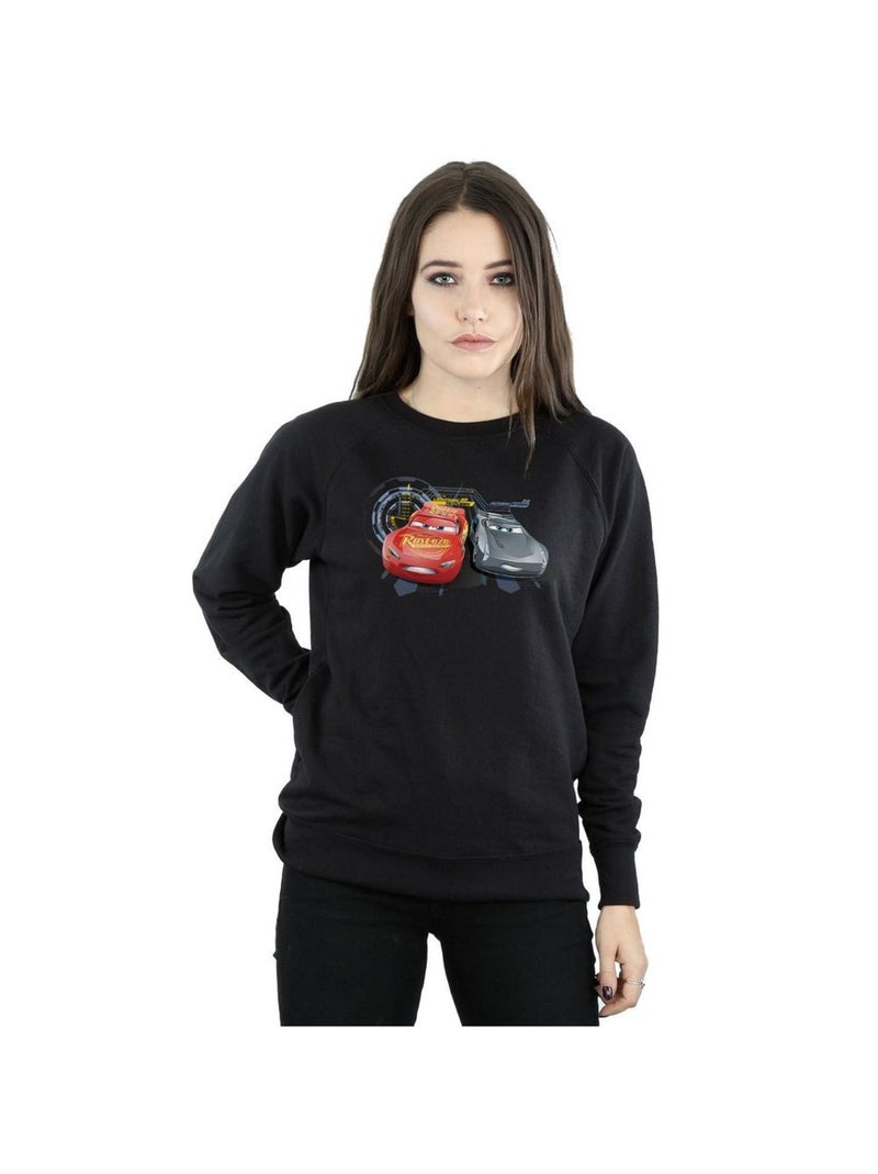 Disney - Sweat CARS LIGHTNING VS STORM Noir - Kiabi