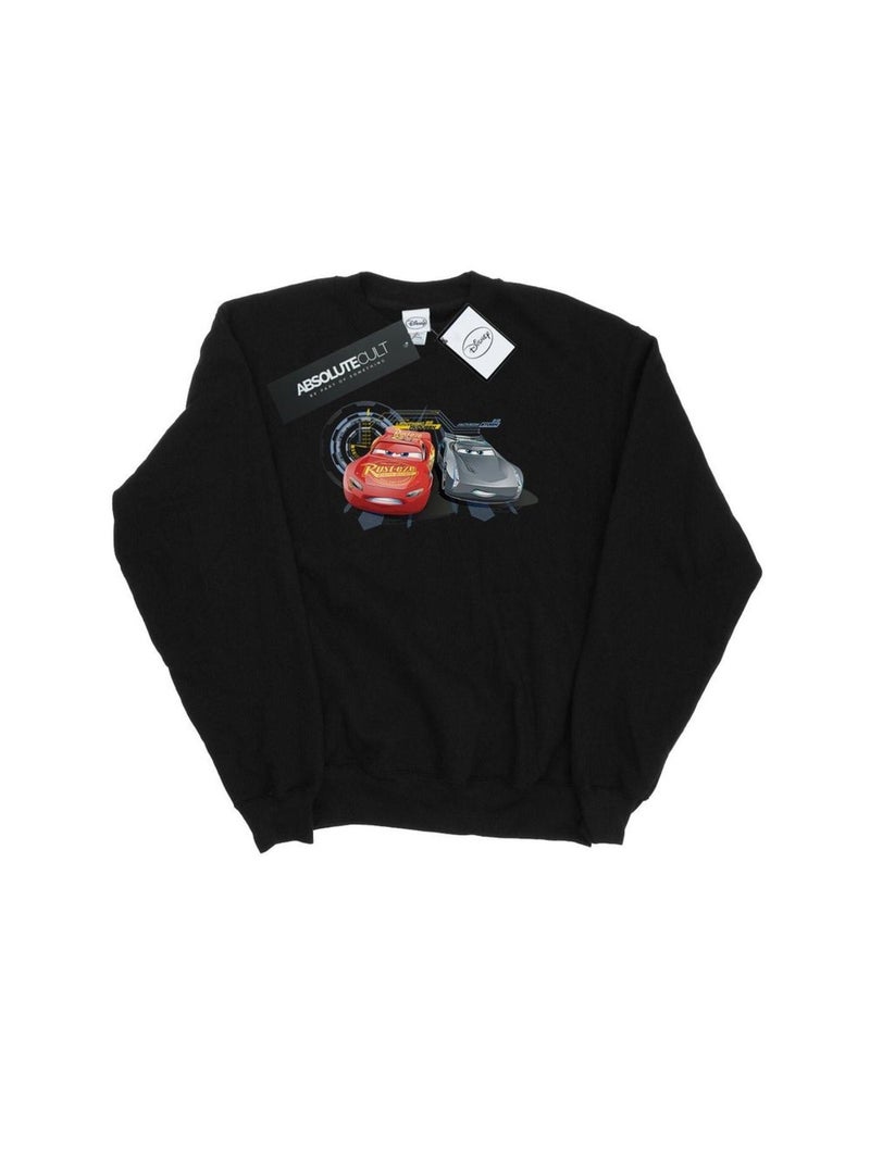 Disney - Sweat CARS LIGHTNING VS STORM Noir - Kiabi