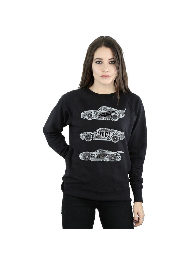Disney - Sweat CARS Noir - Kiabi