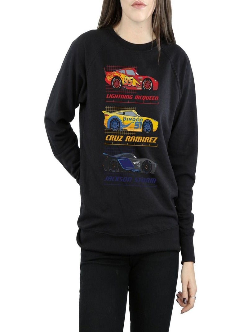 Disney - Sweat CARS Noir - Kiabi