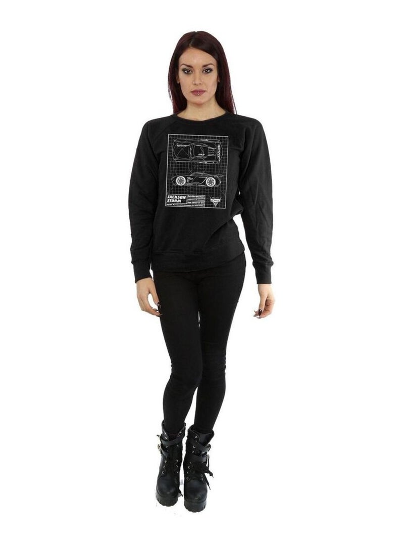 Disney - Sweat CARS Noir - Kiabi