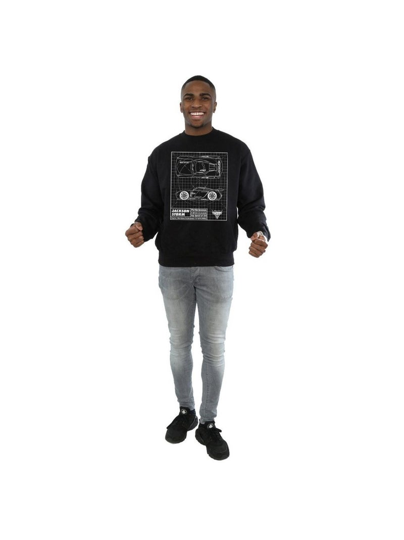 Disney - Sweat CARS Noir - Kiabi