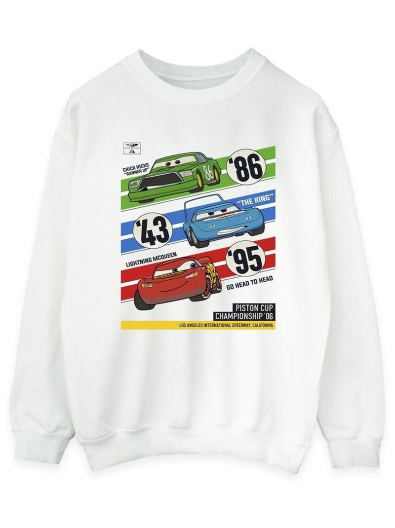 Disney - Sweat CARS PISTON CUP CHAMPIONS Blanc - Kiabi