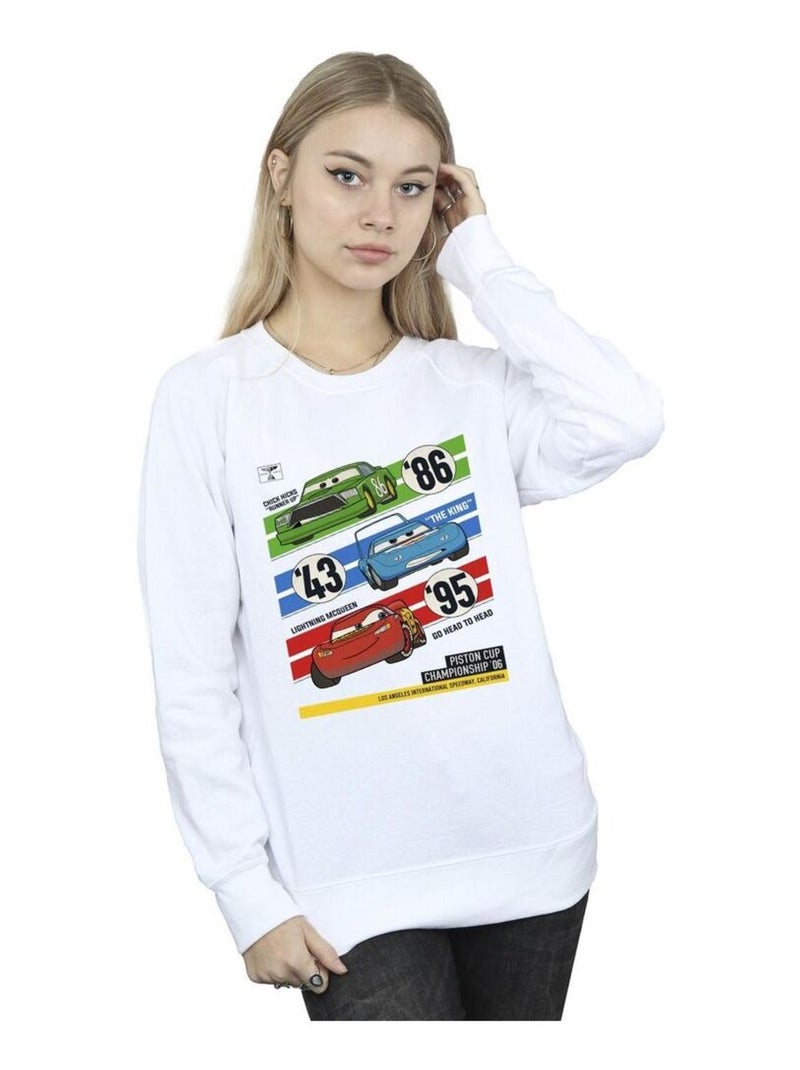 Disney - Sweat CARS PISTON CUP CHAMPIONS Blanc - Kiabi