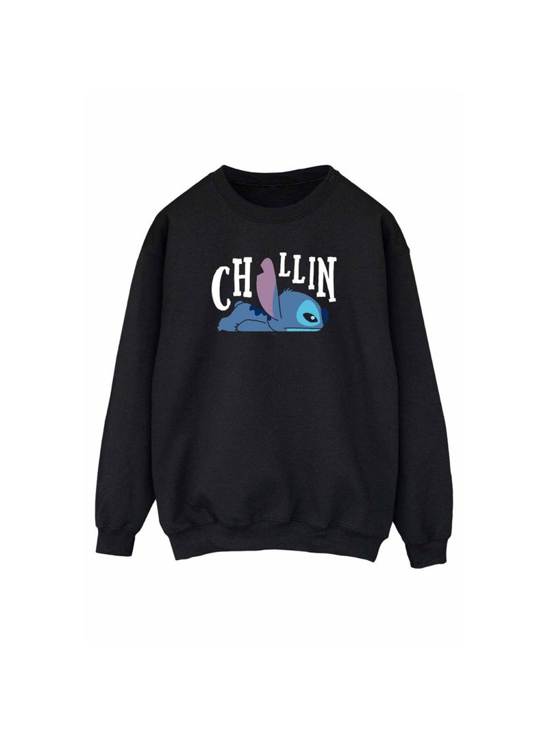 Disney - Sweat CHILLIN Noir - Kiabi