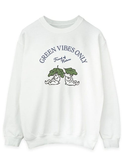 Disney - Sweat CHIP 'N DALE GREEN VIBES ONLY - Kiabi Disney - Sweat CHIP 'N DALE GREEN VIBES ONLY - Kiabi