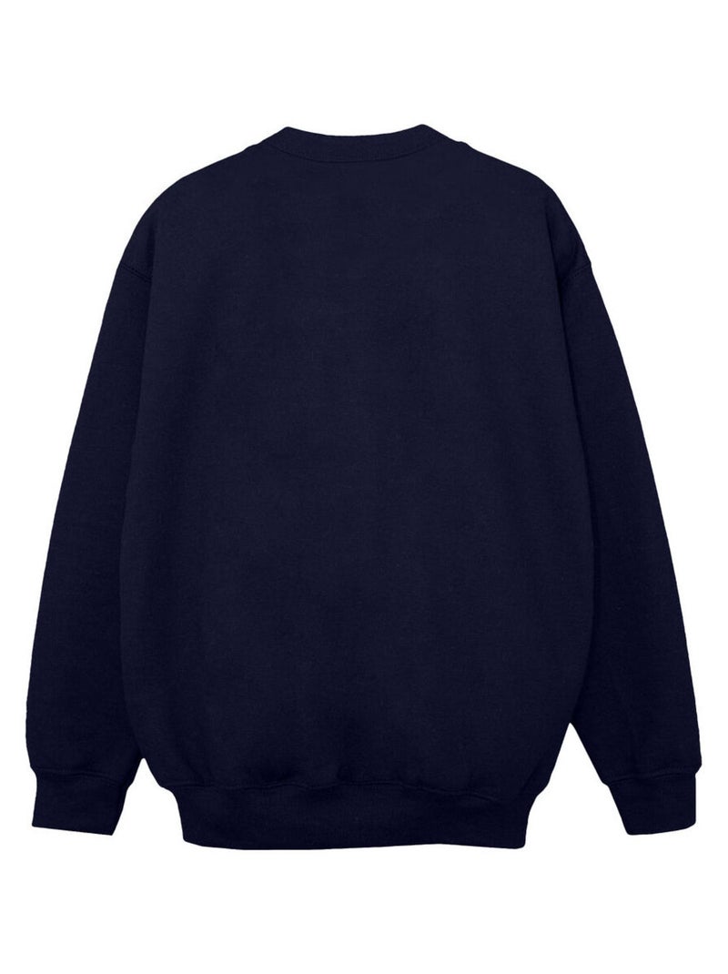 Disney - Sweat CHRISTMAS GREETINGS Bleu marine - Kiabi