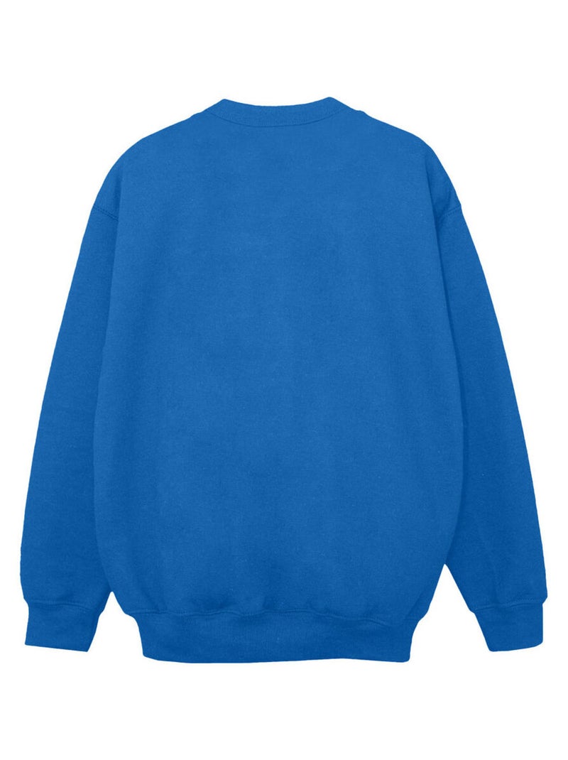 Disney - Sweat CHRISTMAS GREETINGS Bleu roi - Kiabi
