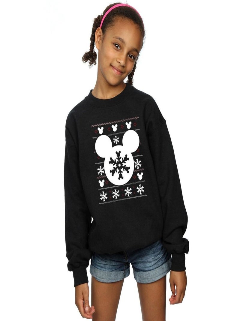 Disney - Sweat CHRISTMASS Noir - Kiabi