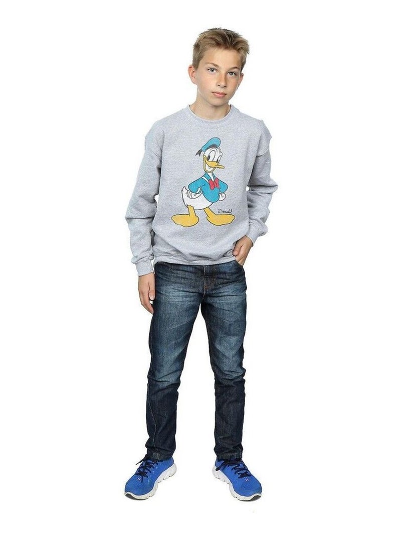 Disney - Sweat CLASSIC Gris chiné - Kiabi