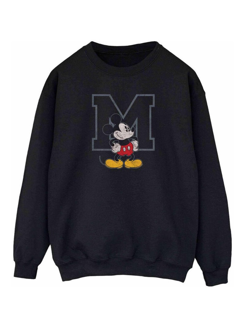 Disney - Sweat CLASSIC M (Mickey Mouse) Noir - Kiabi