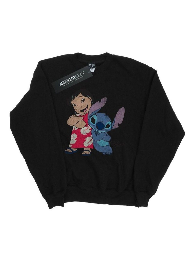 Disney - Sweat CLASSIC Noir - Kiabi